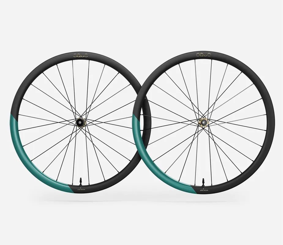 Oquo Juego Ruedas Gravel RP35LTD Sram XDR Metallic Jade