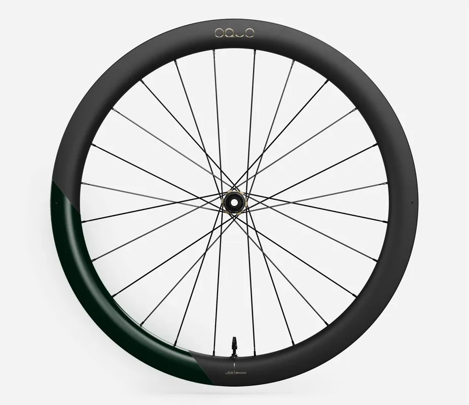 Oquo Rueda Trasera Gravel RP50LTD Shimano MS Metallic Dark Green