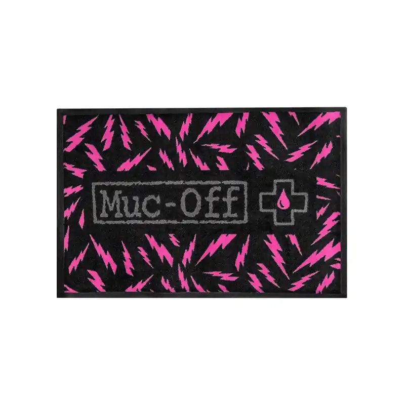 Alfombra Absorbente Muc-Off 600x900mm Negro/Rosa