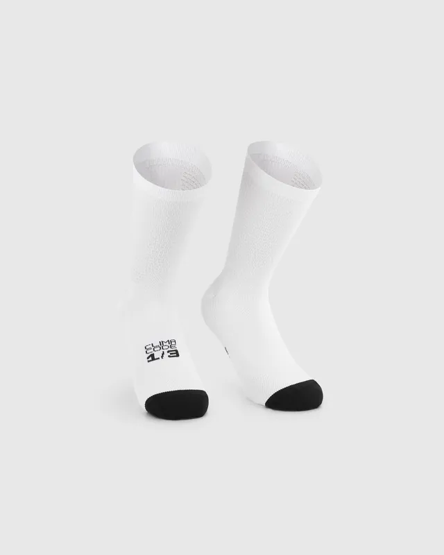 Assos S11 Calcetines Endurance White Series