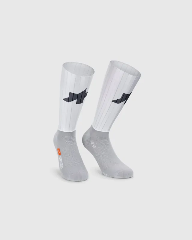 Assos RSR S11 Calcetines Velocidad White Series
