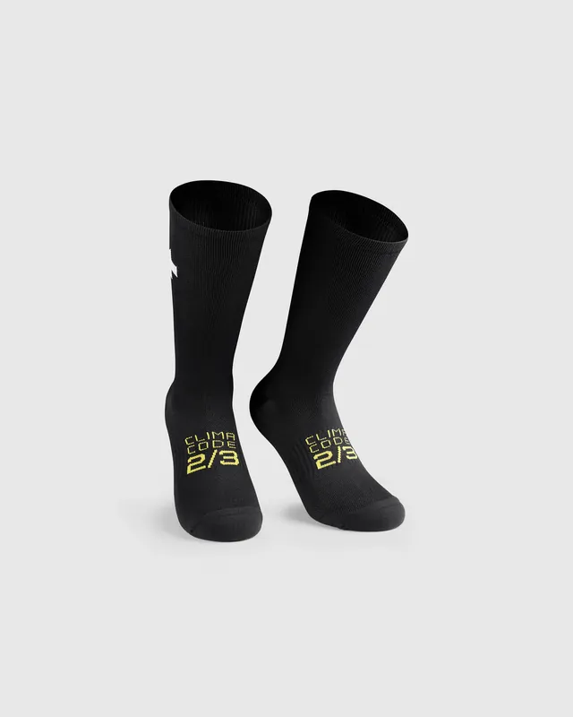 Assos P1 Calcetines Primavera/Otoño Black Series