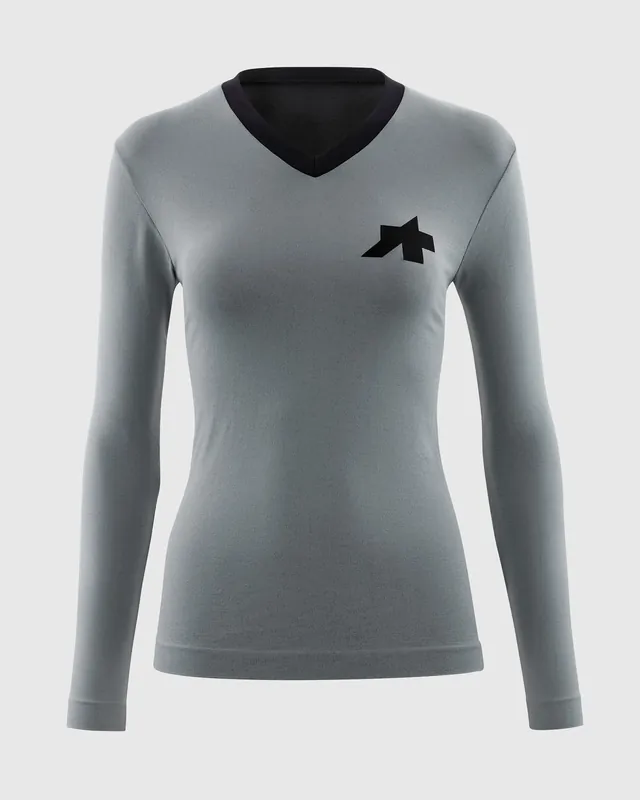 Assos Tactica T5 Camiseta Técnica Manga Larga Mujer Fanatic Silver