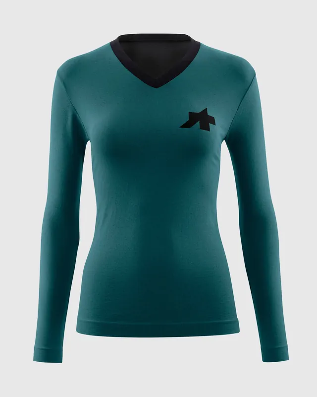 Assos Tactica T5 Camiseta Técnica Manga Larga Mujer Foundation Green