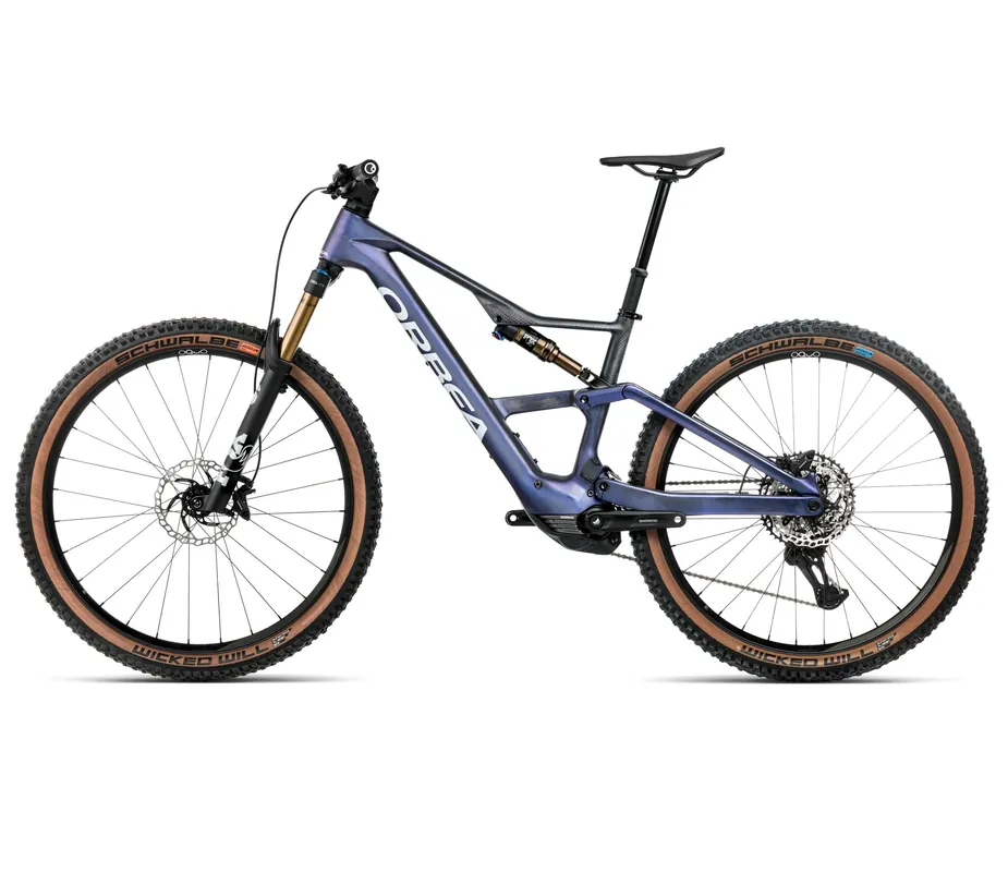 Orbea Rise SL M10 630W 2026 Tanzanite Carbon View/Carbon Raw Matt