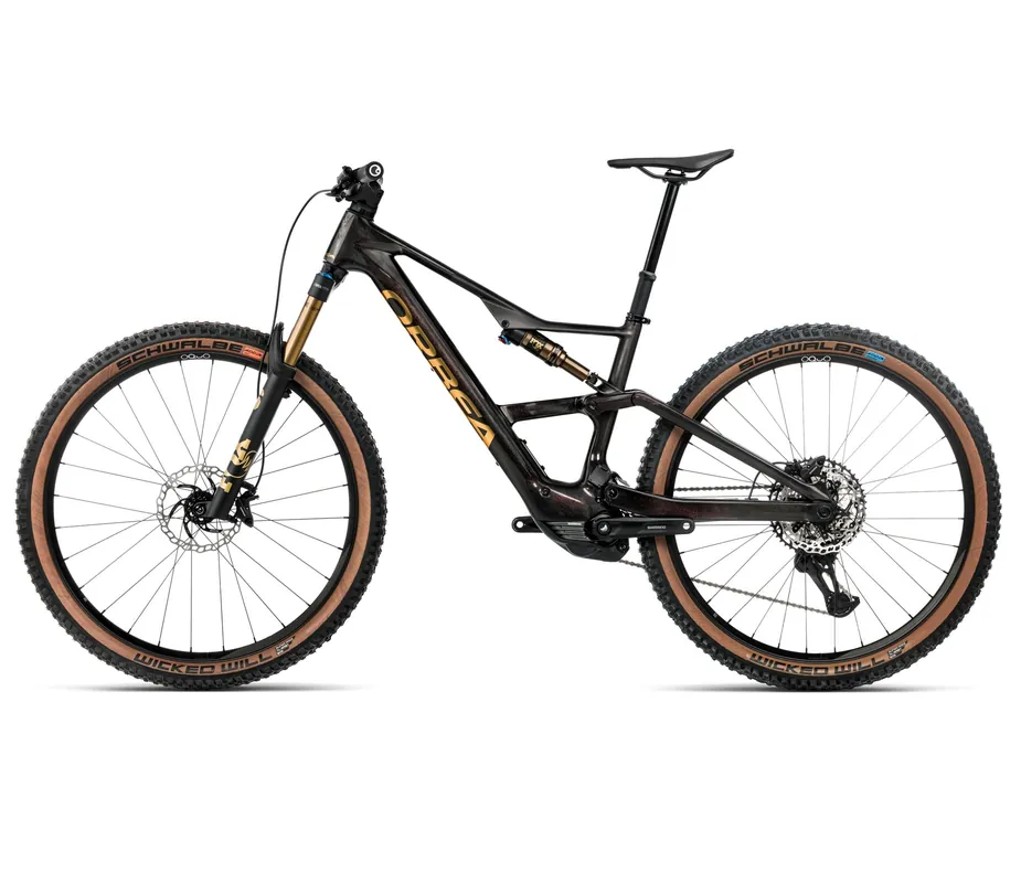 Orbea Rise SL M10 630W 2026 Cosmic Carbon View/Golden Sand Gloss