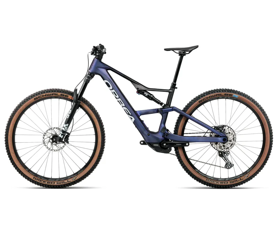 Orbea Rise SL M20 630W 2026 Tanzanite Carbon View/Carbon Raw Matt