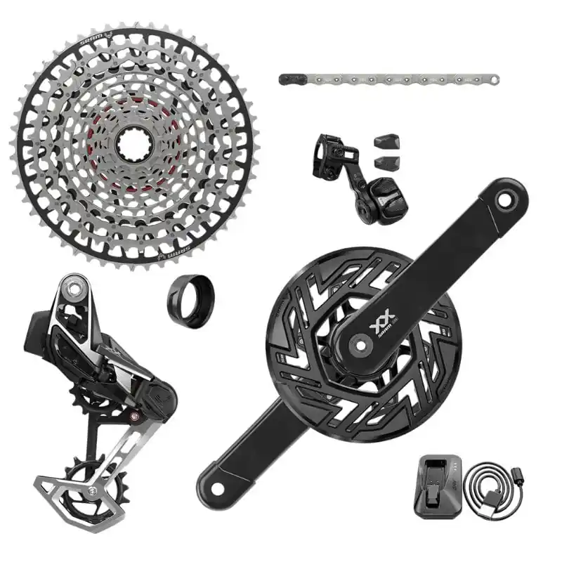 Grupo Electrónico Sram XX T-Type Eagle AXS E-MTB Bosch ISIS 165mm 36d 1x12v Negro