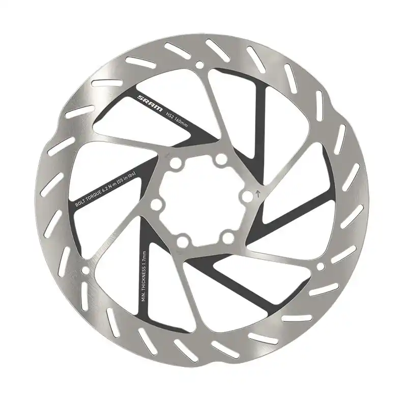 Disco De Freno Sram HS2 6 Agujeros 160mm Gris
