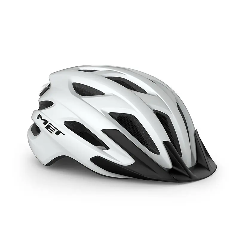 Casco Met Crossover White Mate
