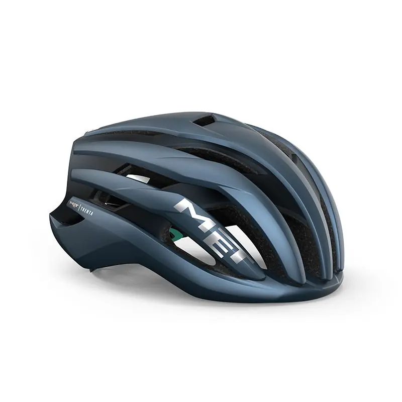 Casco Met Thirty Mips Blue Navy/Silver Mate