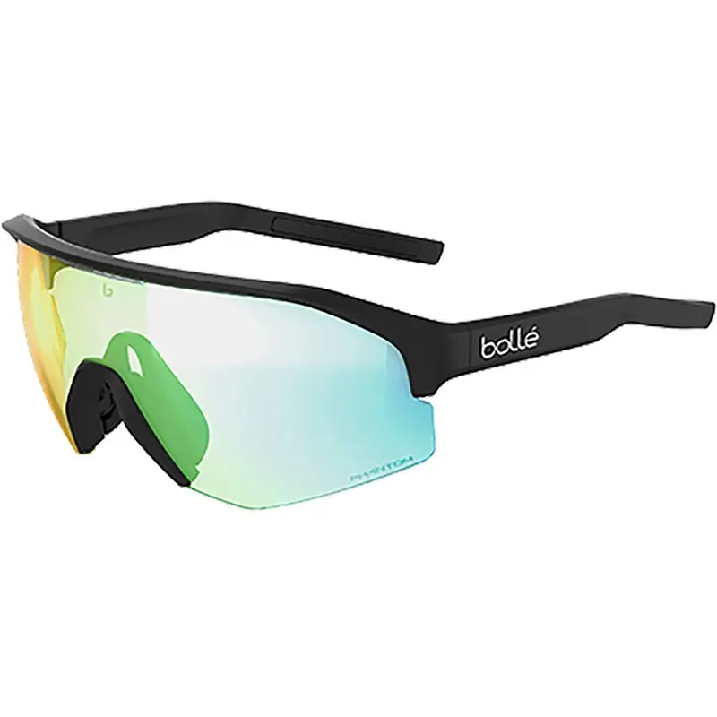 Gafas Sol Bolle Lightshifter XL Negro Mate Lente Phantom Verde Claro Fotocromatica