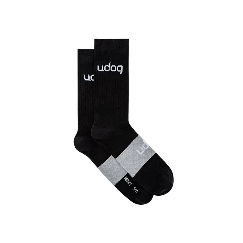 Calcetines Udog Gravel Negro/Gris