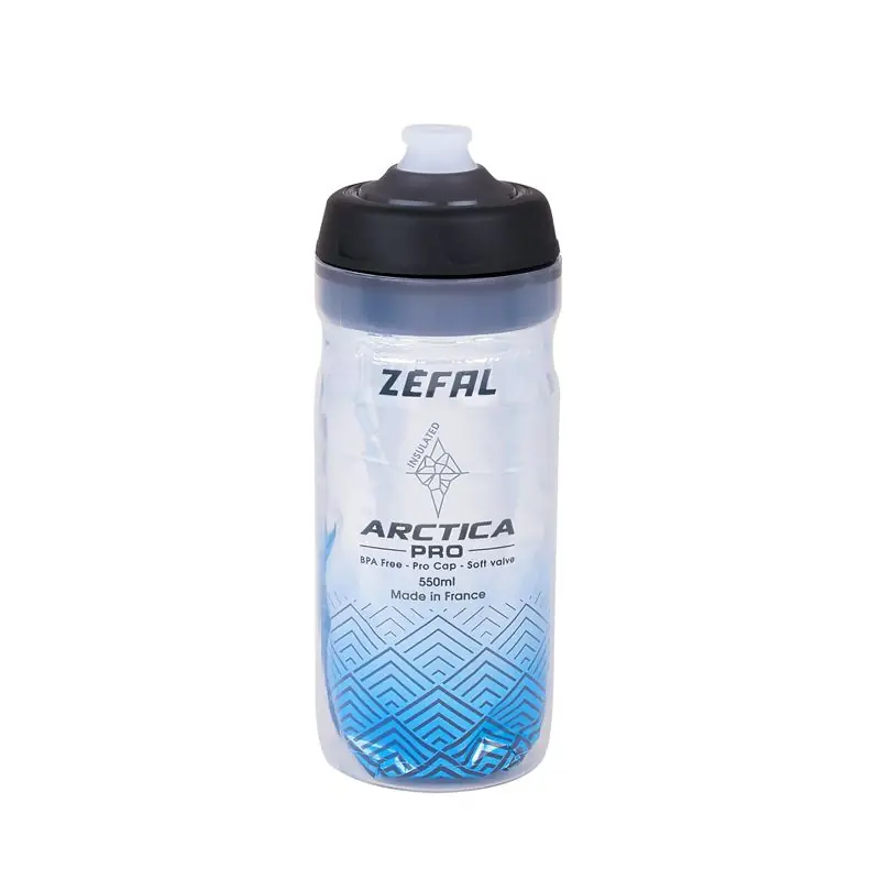 Bidon Isotermico Zefal Arctica Pro 55 Plata/Azul 550ml