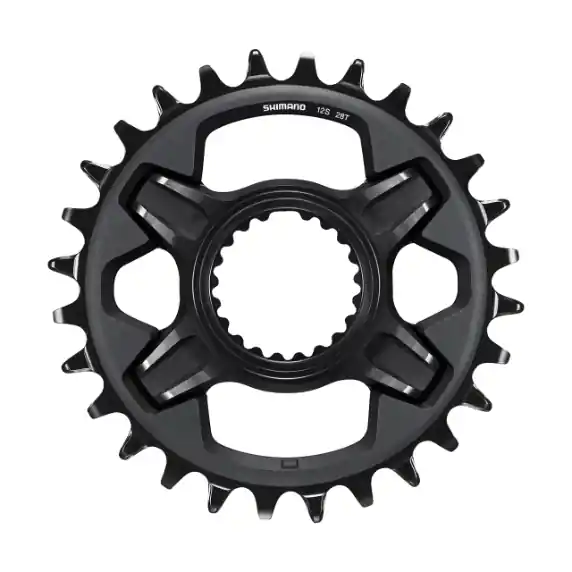 Plato Shimano Deore XT SM-CRM85 12 Velocidades 28d Negro