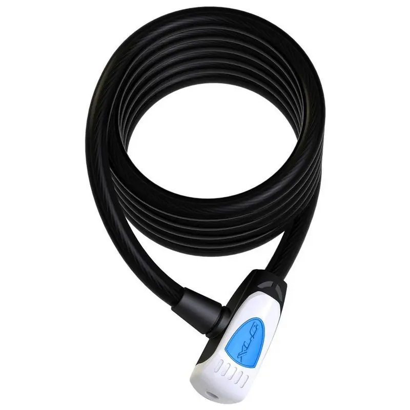 Candado Espiral Xlc Al Capone III LO-L08 12/1850mm Seguridad 4 Negro