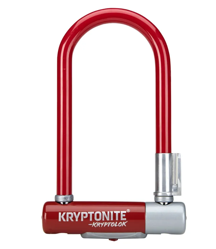 Kryptonite U-Lock Kryptolok 2 Mini 7 Soporte Rojo