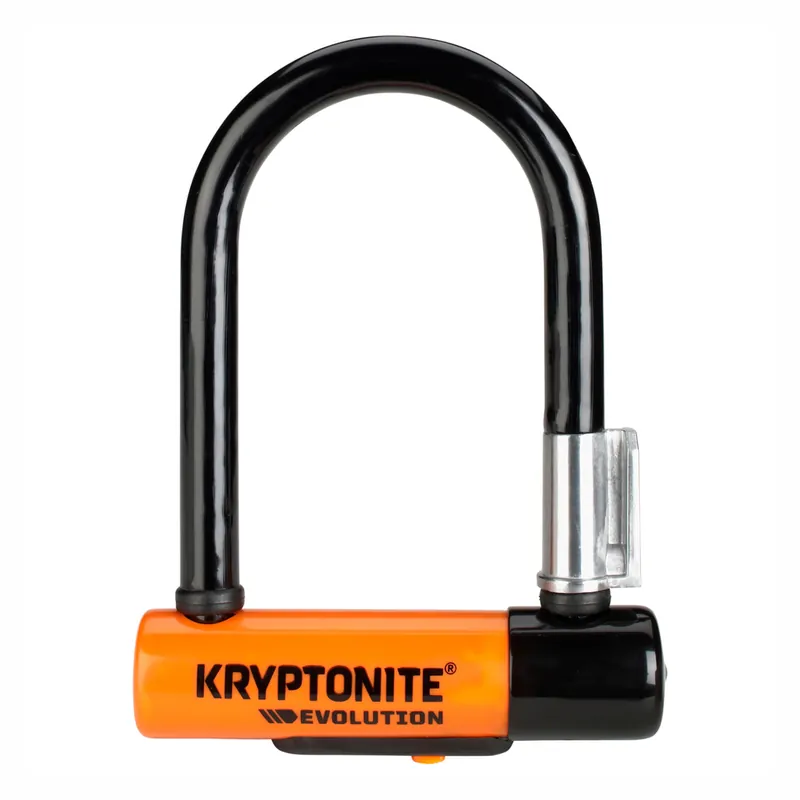 Kryptonite U-Lock Evolution Mini 5 8.3x14cm Soporte Naranja/Negro