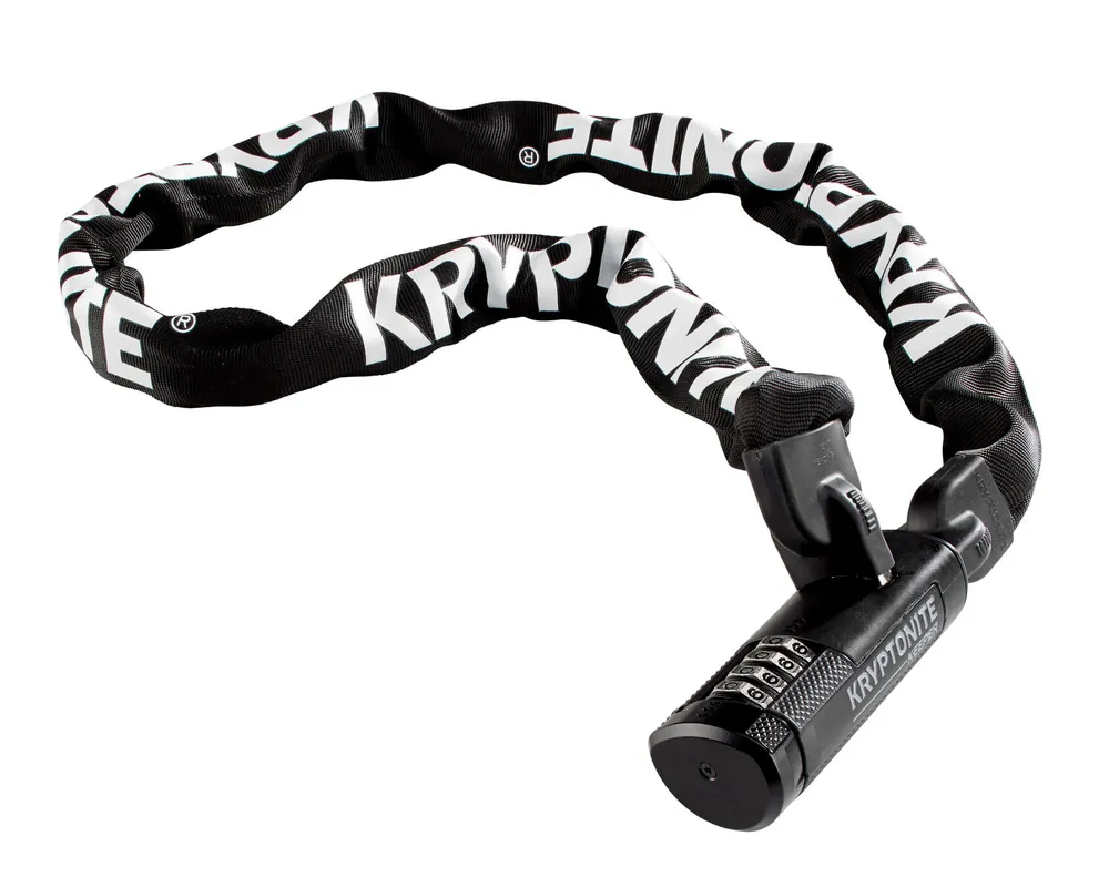 Kryptonite Cadena Antirrobo Keeper 712 Kit 7mmx120cm Integrada Negro