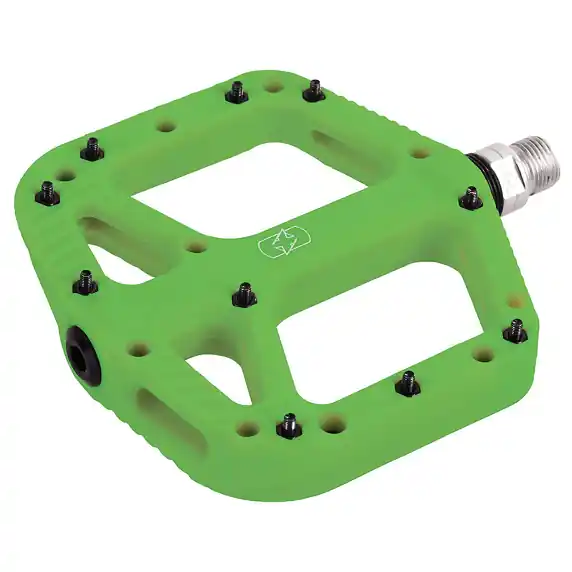 Pedales Plataforma Nailon Oxford Loam 20 Verde
