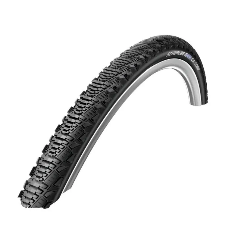 Cubierta Schwalbe CX Comp 26x2.00 K-Guard HS369 Liteskin Activeline Sbc Reflectante Negro