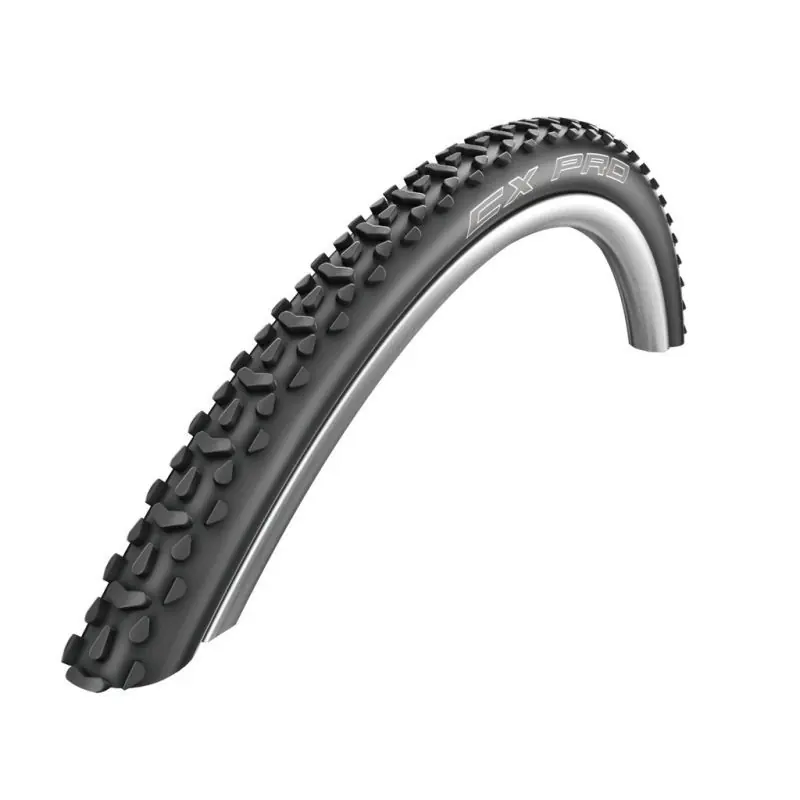 Cubierta Schwalbe CX Pro 26x1.35 HS269 Liteskin Performance Line Dual Reflectante Negro