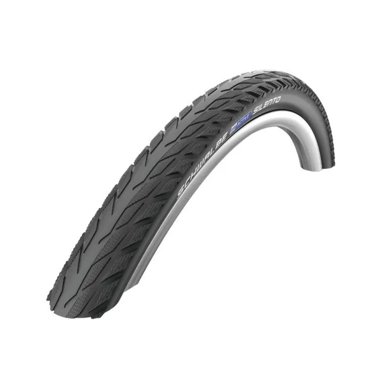 Cubierta Schwalbe Silento 28x1.40/700x35C K-Guard HS421 Reflectante Negro