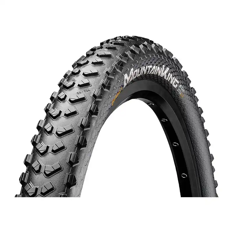 Cubierta Continental Mountain King 26x2.30 Reflectante Negro