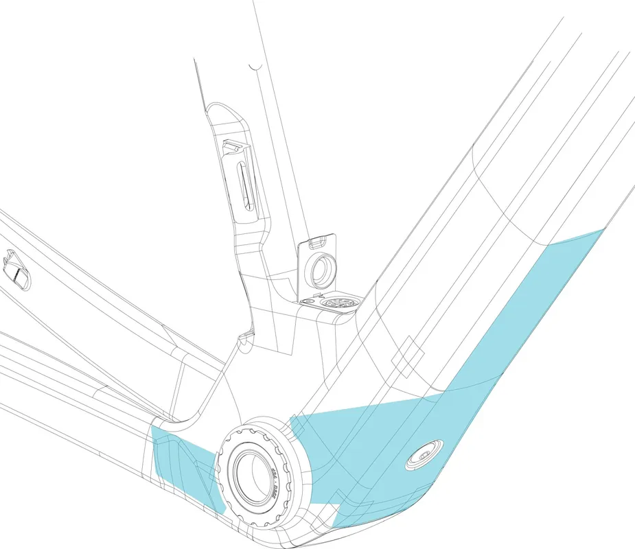 Orbea Kit Protectores Transparentes Gain CB 23