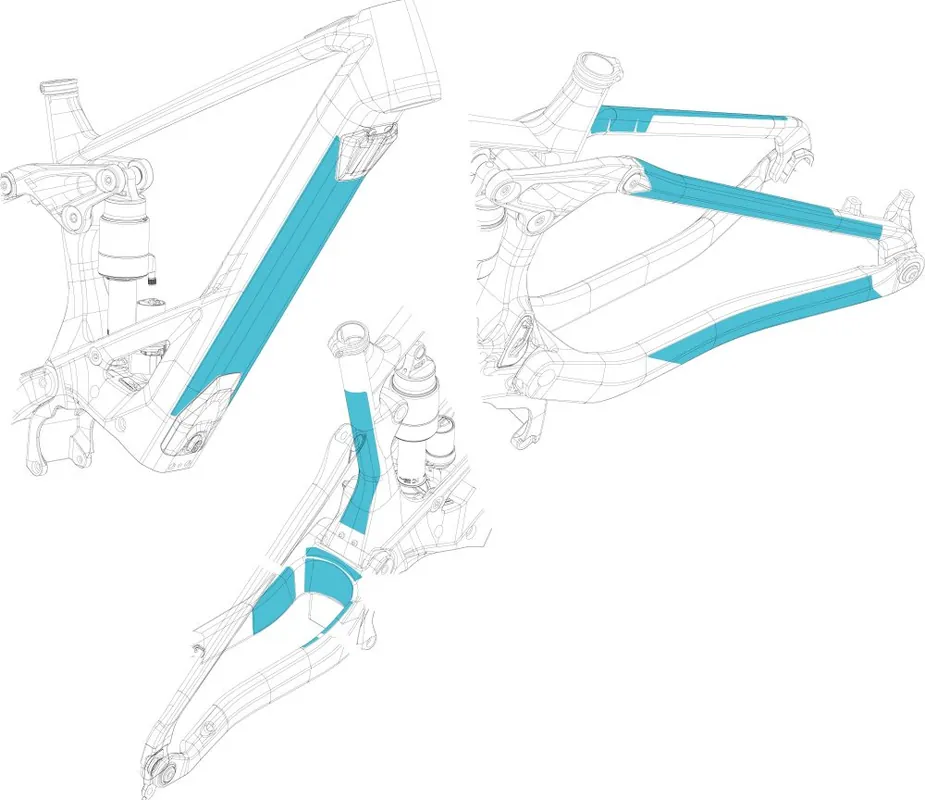 Orbea Kit Protectores Transparentes Wild 23 Brillo