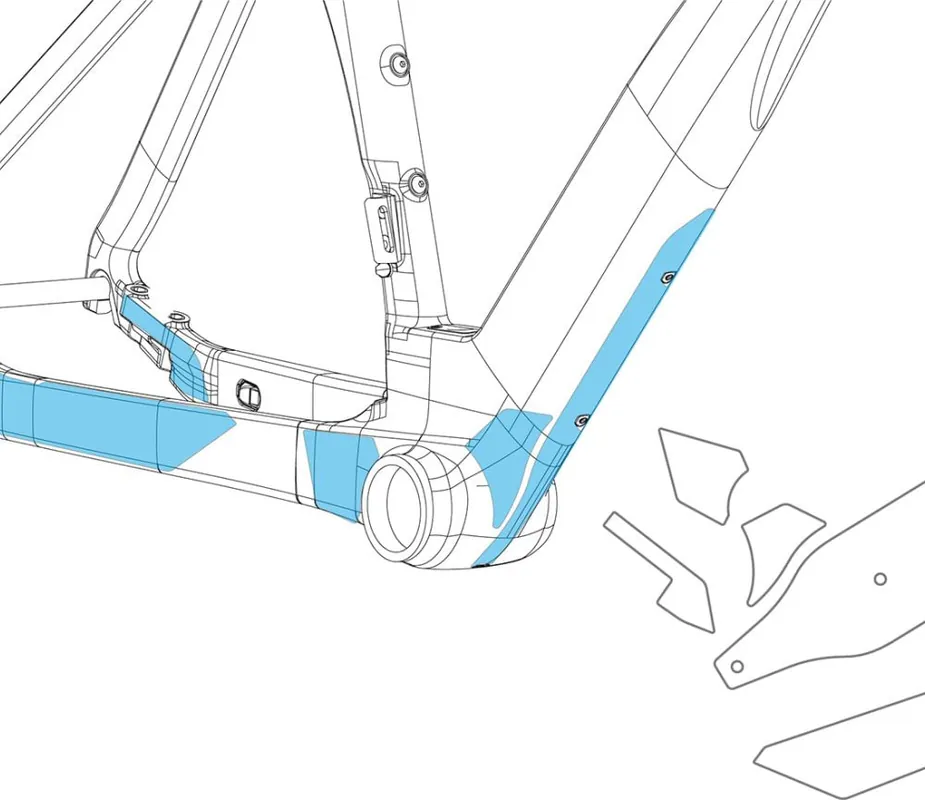Orbea Kit Protectores Transparentes Orca Aero OMX