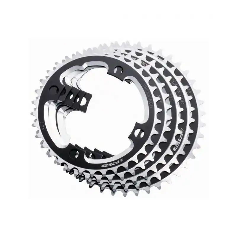Plato Fsa Dh Pro WB171 104 BCD 4 Brazos 3mm Offset 42d Aluminio Negro/Plata