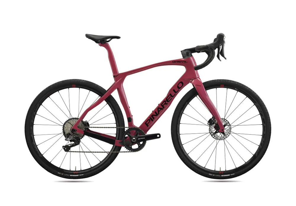 Pinarello Grevil F Shimano GRX DI2 827 1x12v Fulcrum Soniq Al B362-Red Wine