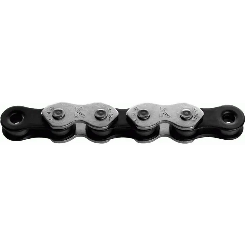 Cadena KMC K1 110 Eslabones 1v Cromada/Negra