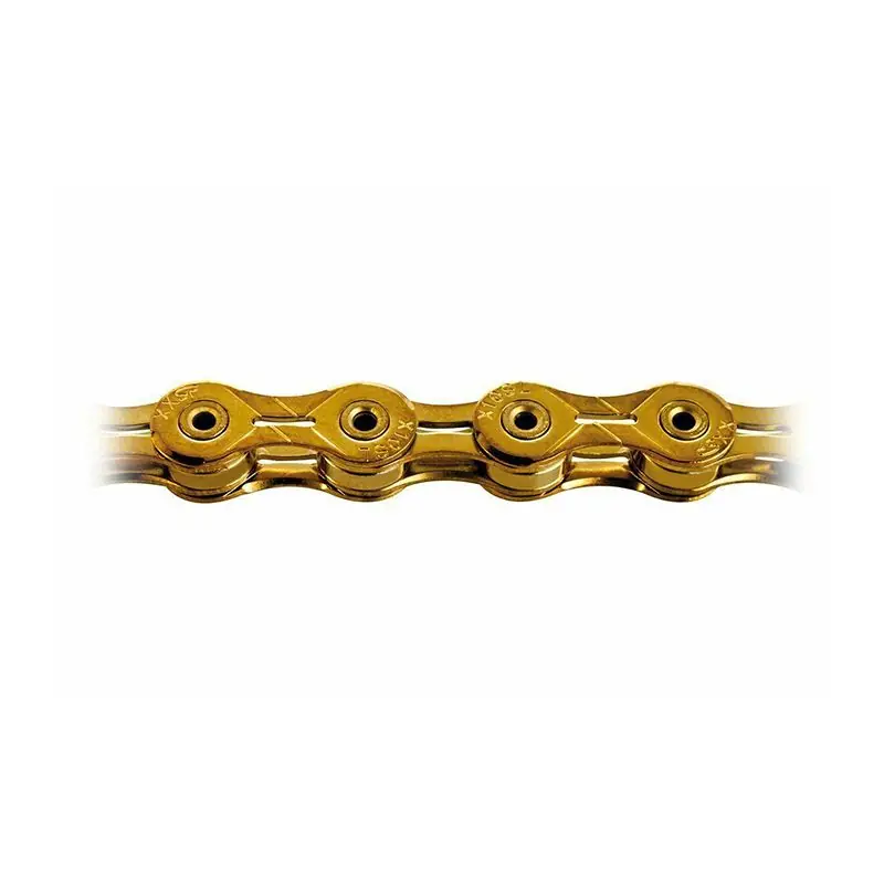 Cadena KMC X-10 SL Ti-N 114 Eslabones 10v Oro
