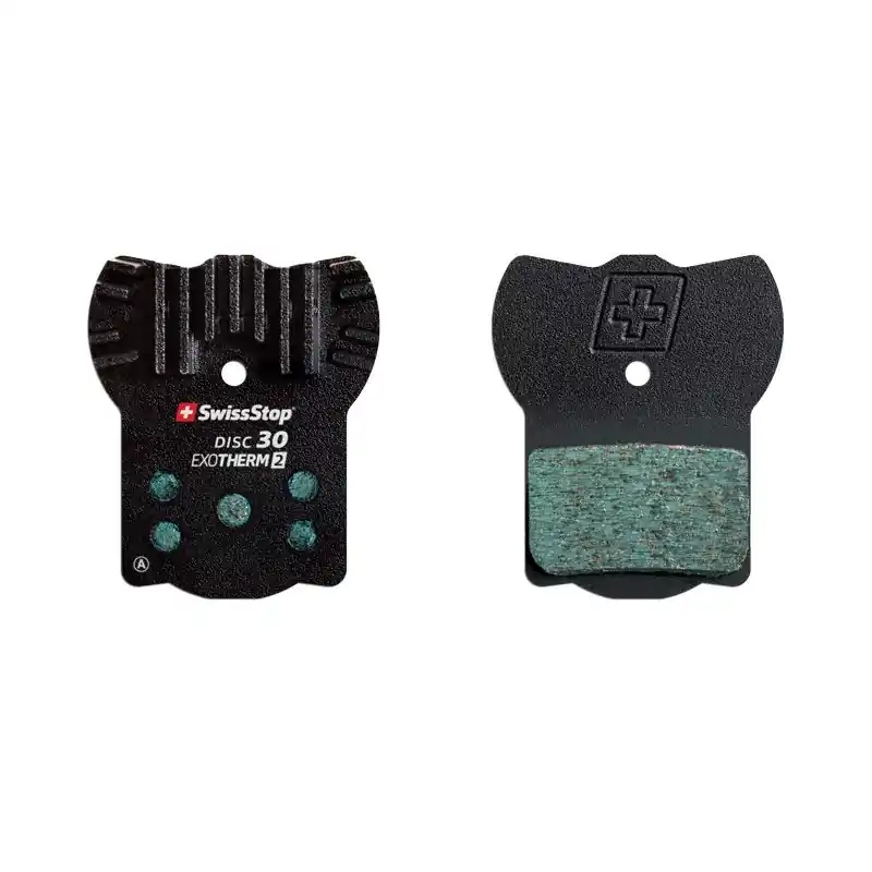 Juego Pastillas Freno Swisstop Disc 30 Exotherm2 Acero Aleta Refrigeración Magura/Campagnolo Negro