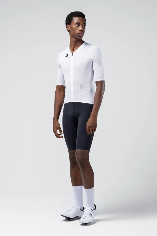 Gobik Maillot Manga Corta Carrera 3.0 Unisex Blanco