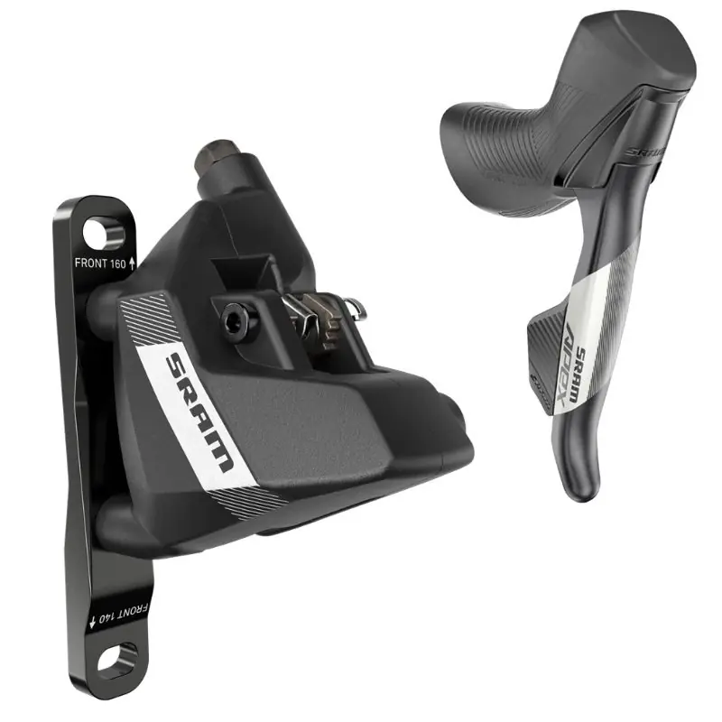 Maneta Freno/Cambio Sram Apex AXS D1 Derecha Pinza Trasera Flat Mount 20mm Offset 2000mm Aluminio Negro