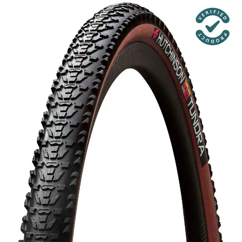 Cubierta Hutchinson Tundra Hardskin Bi-Compound Tubeless Ready Plegable Negro/Marrón