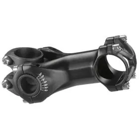 Potencia Ergotec Swell-R Eco A-Head 1-1/8" 31.8mm Ángulo Ajustable Aluminio Negro