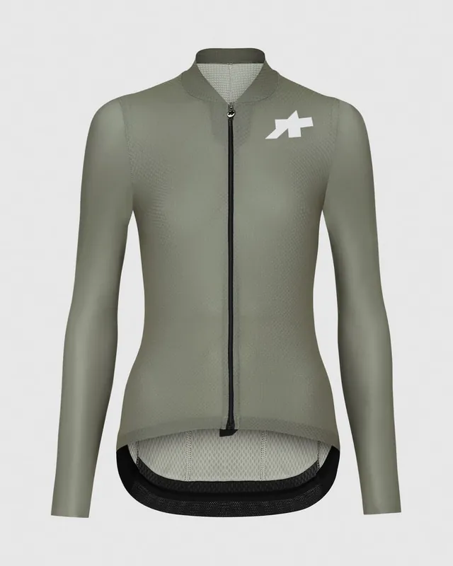 Maillot Manga Larga Assos Uma GT S11 Mujer Evo Edge Green