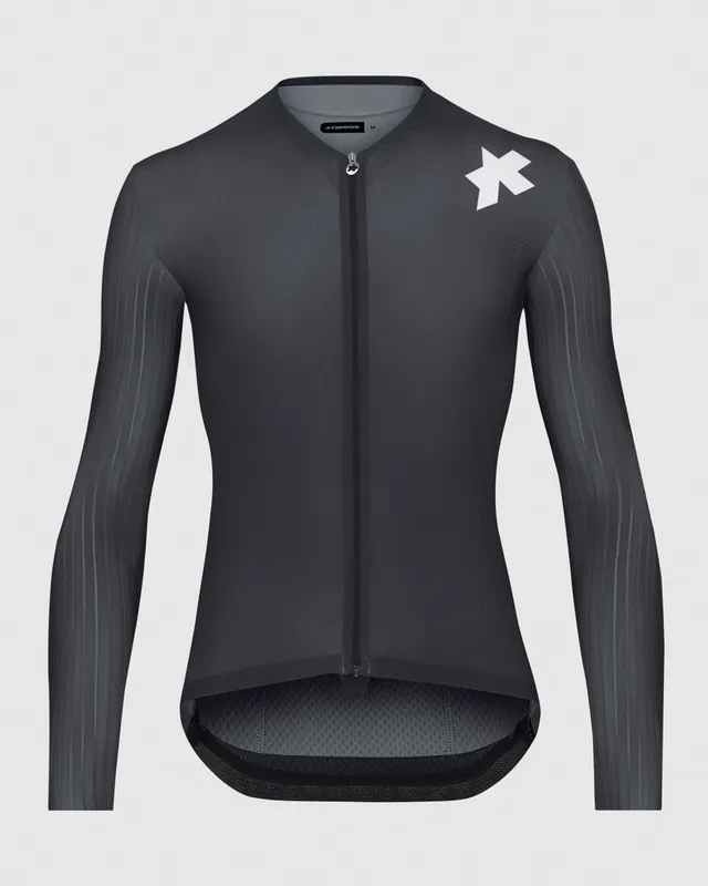 Maillot Manga Larga Assos Equipe RS S11 Hombre Precision Graphite