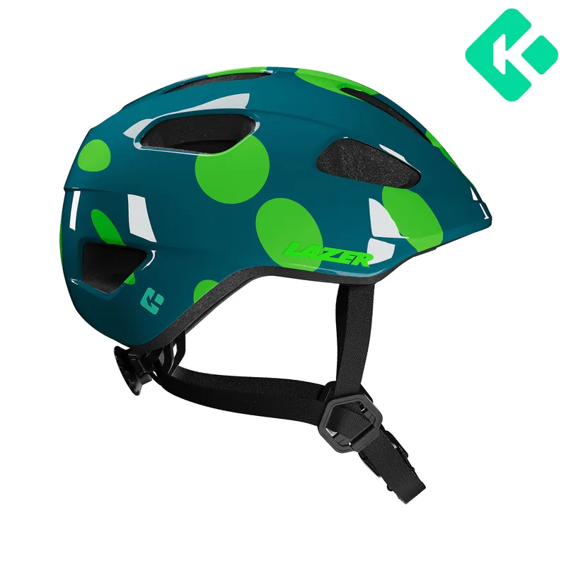Casco Lazer Nutz 2.0 KC CE-CPSC Niño Green Dots