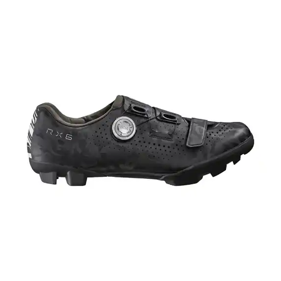 Shimano Zapatillas Gravel SH-RX600 Unisex Ancha Negro
