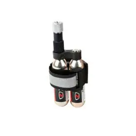 Kit Hinchador Zefal CO2/Portacartuchos 2 Cartuchos Rosca 16g