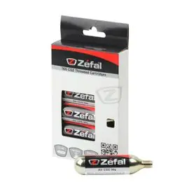 6 Cartuchos Aire CO2 Zefal Rosca 16g