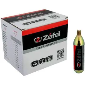 Caja 20 Cartuchos Aire Zefal CO2 25g Rosca