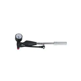 Hinchador Suspension Zefal Z Shock Manometro Aluminio Plata