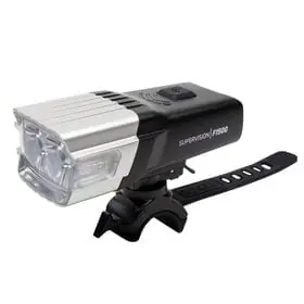 Luz Delantera Zefal Supervision F1500 USB Blanco/Negro