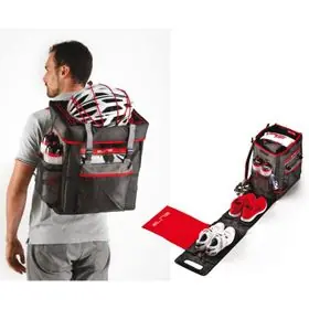 Mochila Elite Tri Box Especial Triatlón Rojo/Negro